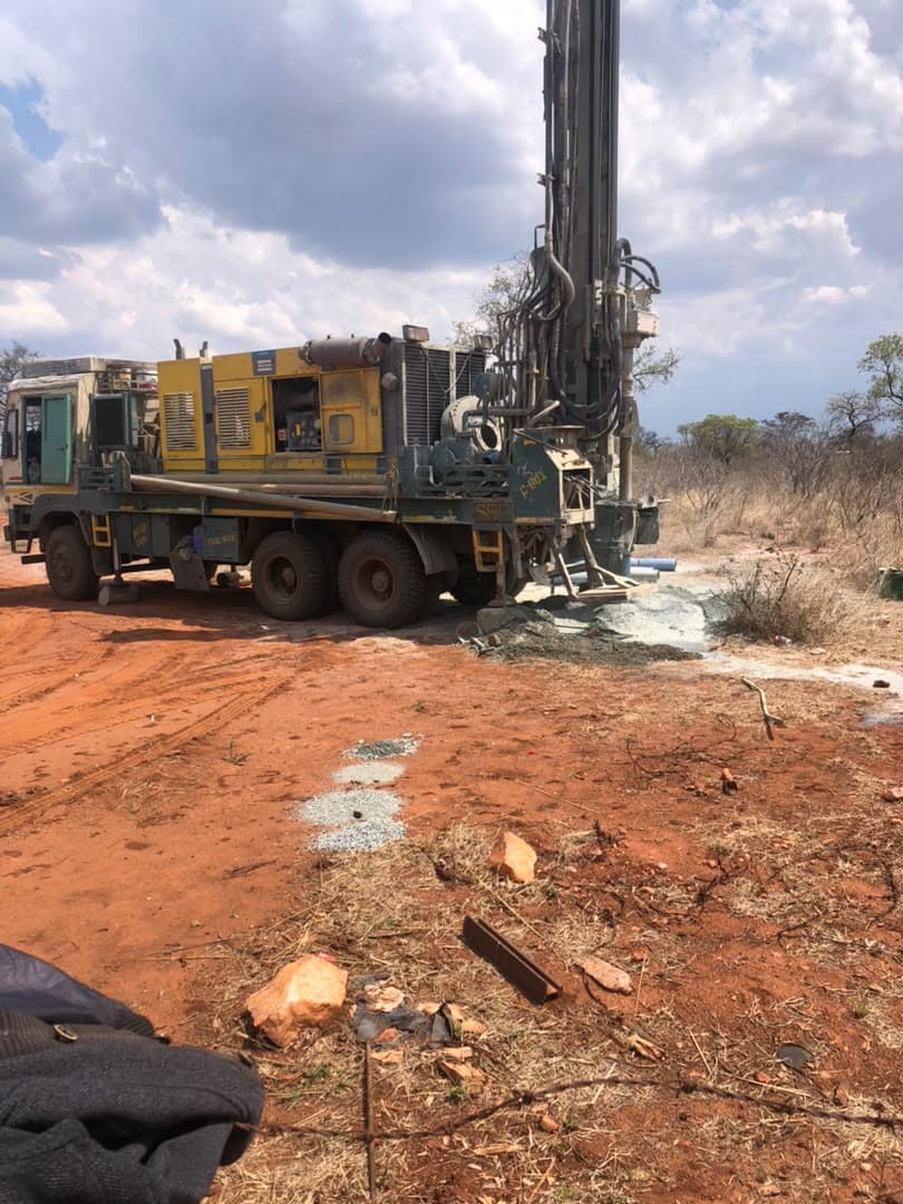 Borehole drilling in Gwanda in Gwanda, Zimbabwe