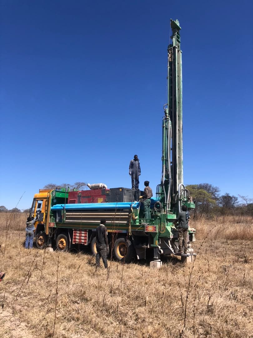 Borehole deepening in Nkayi in Nkayi, Zimbabwe